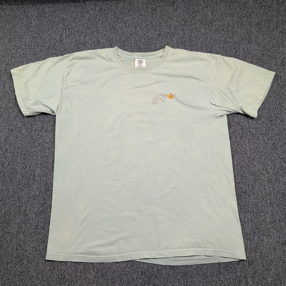 Comfort Colors 2018 Alpha Omega Sorority T-Shirt XL Sage Green Cotton Boho Y2K